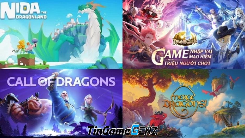 Top game mobile vui vẻ với chủ đề Rồng đón Tết Giáp Thìn 2024