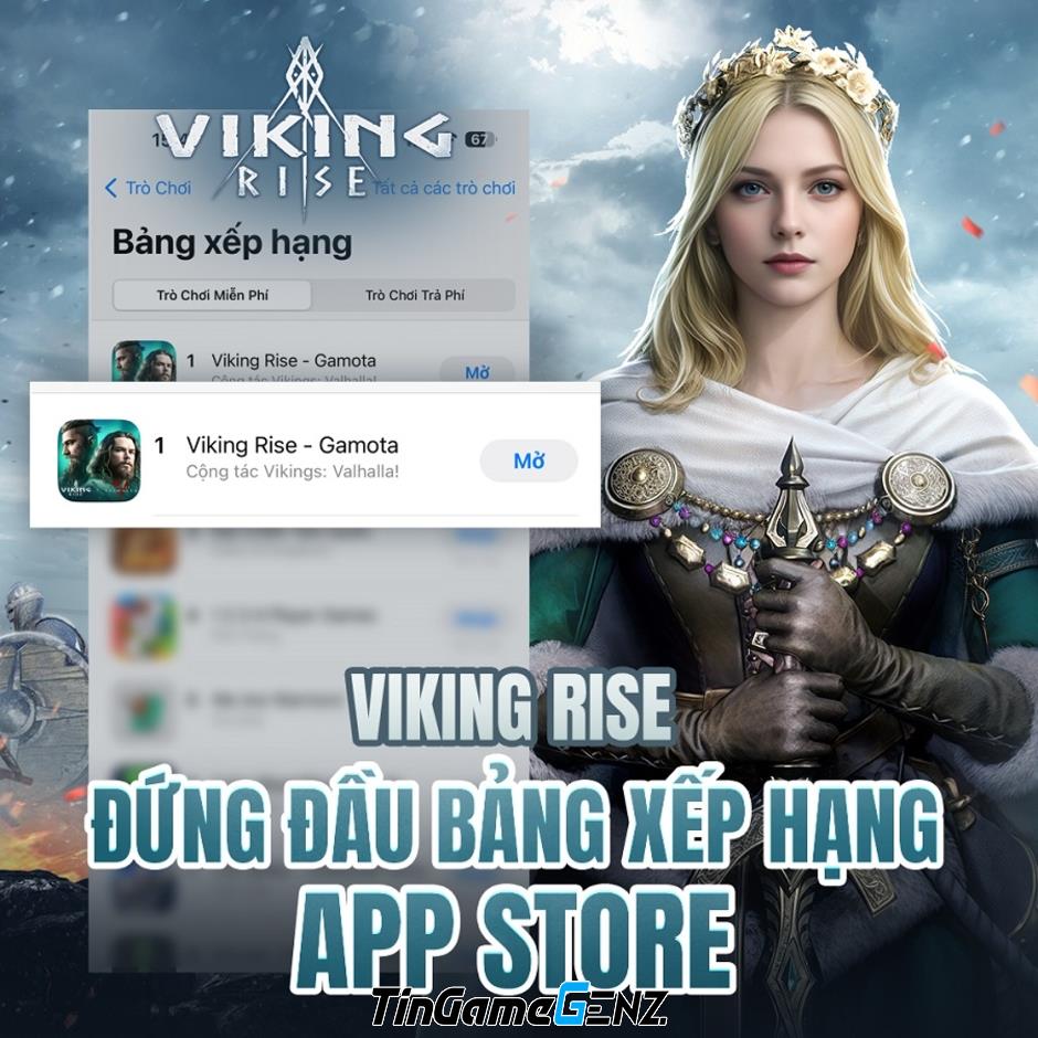 Top trò chơi miễn phí trên iOS: Viking Rise - Tính năng đặc sắc.