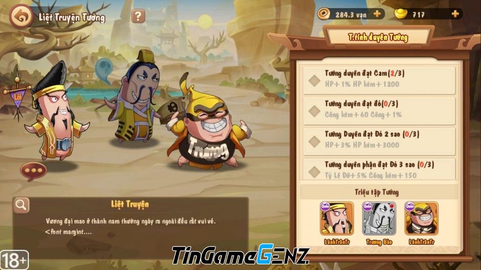 Top tướng mạnh nhất giai đoạn đầu game - Tier List 3Q Tí Nị