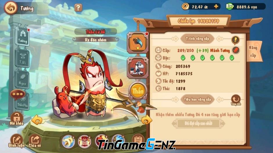 Top tướng mạnh nhất giai đoạn đầu game - Tier List 3Q Tí Nị