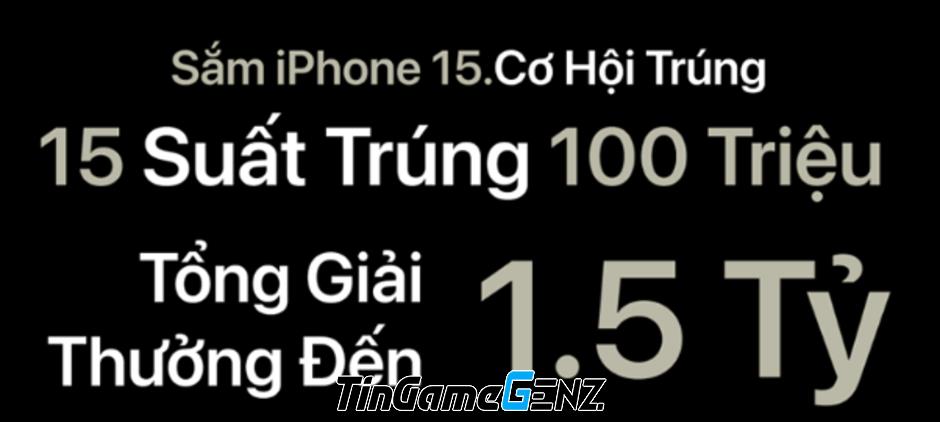 TopZone tung ưu đãi hấp dẫn cho Apple Fan mua iPhone 15