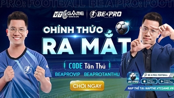 Trải nghiệm Be A Pro: Football cùng BLV Anh Quân - Game bóng đá đỉnh cao mới ra mắt tại Việt Nam.