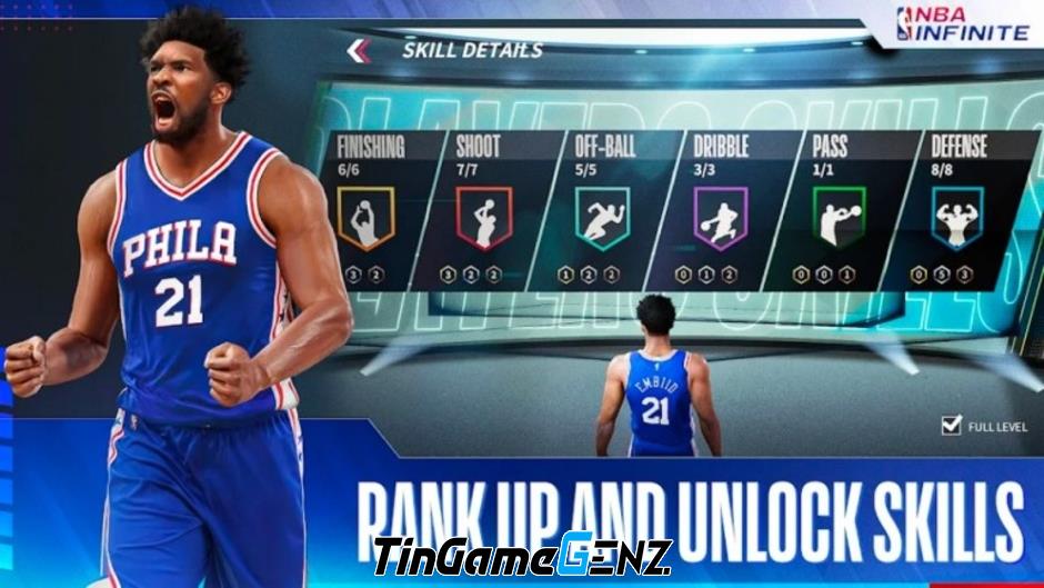 Trải nghiệm bóng rổ chuyên nghiệp với NBA Infinite trên thiết bị di động