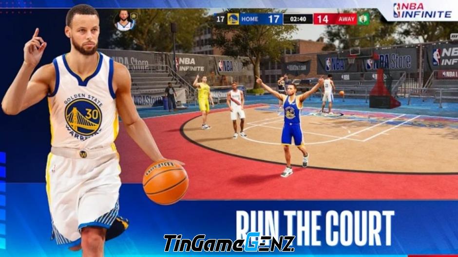 Trải nghiệm bóng rổ chuyên nghiệp với NBA Infinite trên thiết bị di động