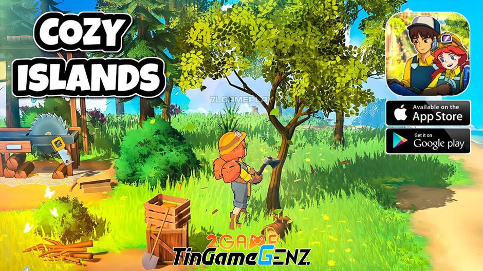 Trải nghiệm cuộc sống trên hòn đảo lộng gió với game nông trại Cozy Islands