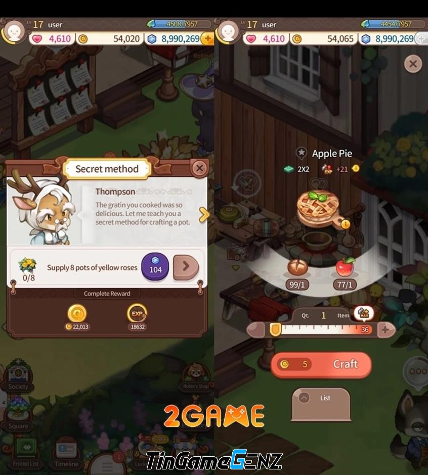 Trải nghiệm game chữa lành và thoải mái tại My Home