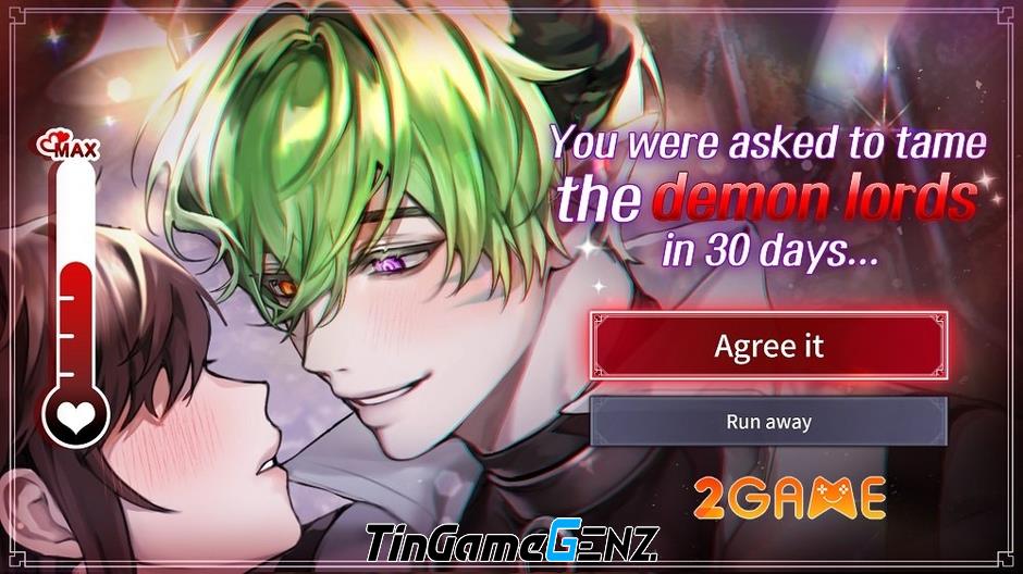 Trải nghiệm game otome Kiss in Hell: Hành trình lãng mạn với 4 Chúa Quỷ