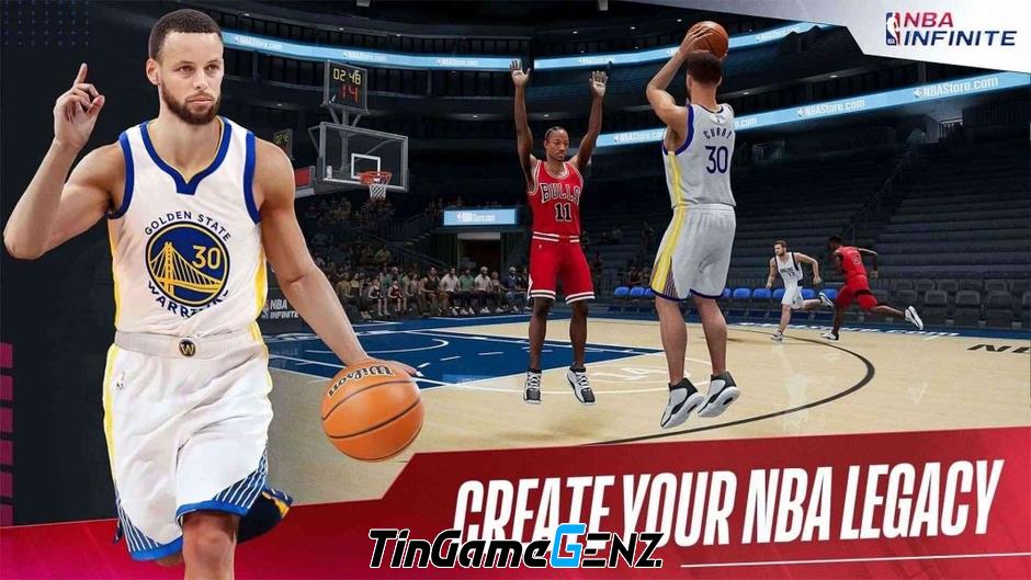 Trải nghiệm NBA Infinite: Đấu trường bóng rổ kịch tính với siêu sao NBA