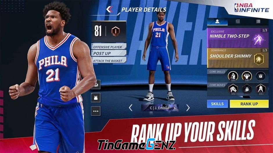 Trải nghiệm NBA Infinite: Đấu trường bóng rổ kịch tính với siêu sao NBA