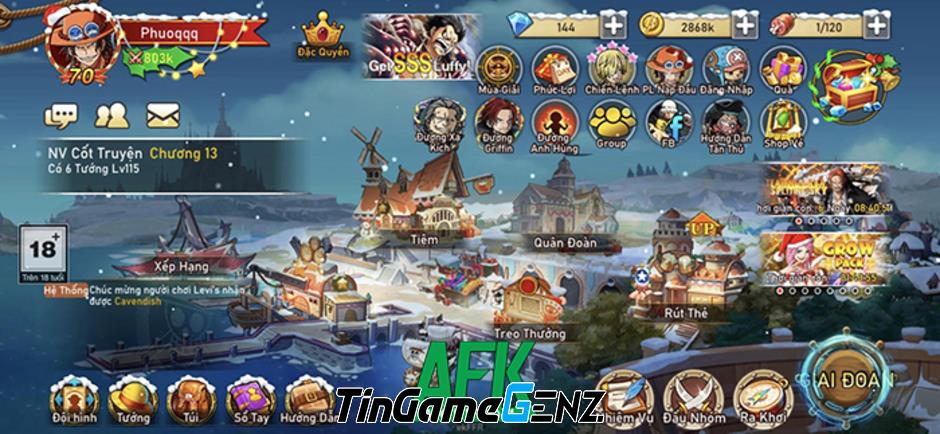 Trải nghiệm nhanh game Hải Tặc Origin: Lối chơi hoài cổ và hấp dẫn