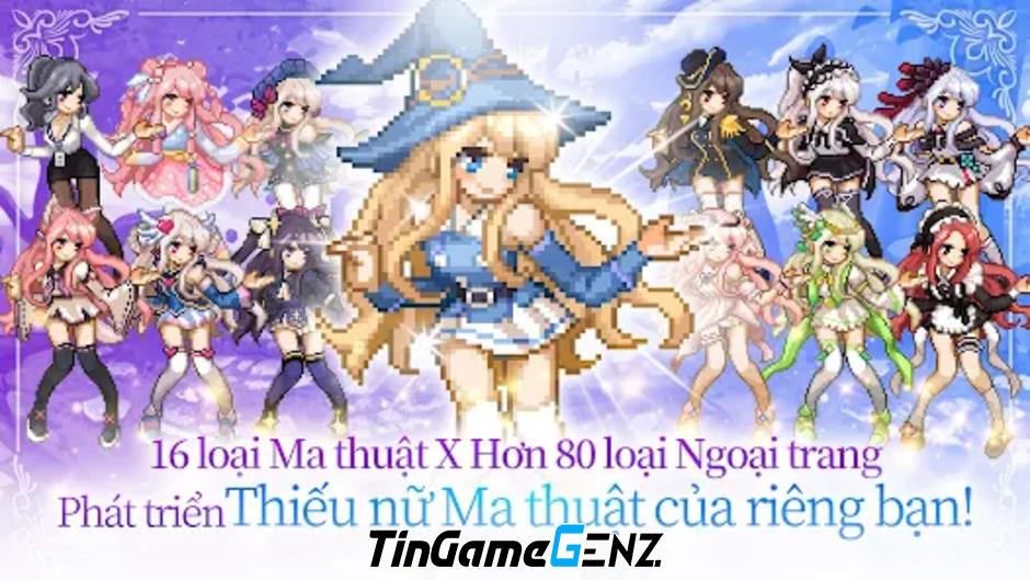 Trải nghiệm thế giới phép thuật với Magical Girl: Idle RPG