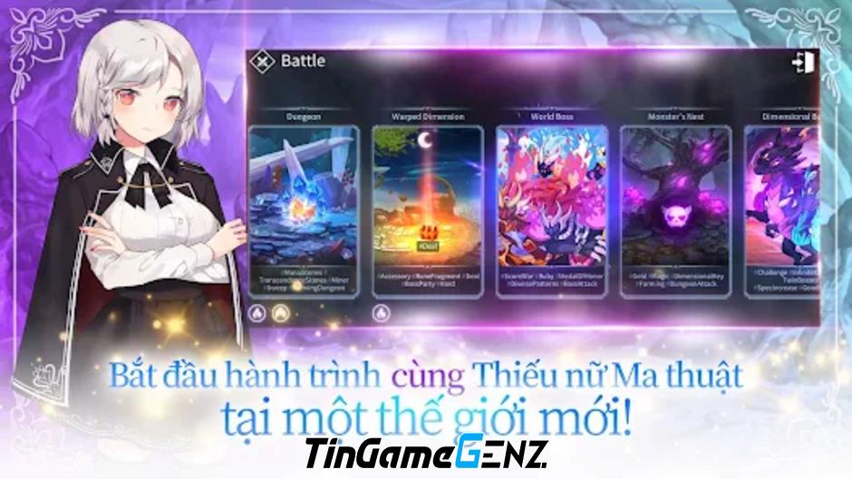 Trải nghiệm thế giới phép thuật với Magical Girl: Idle RPG