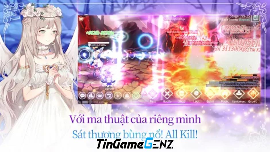 Trải nghiệm thế giới phép thuật với Magical Girl: Idle RPG