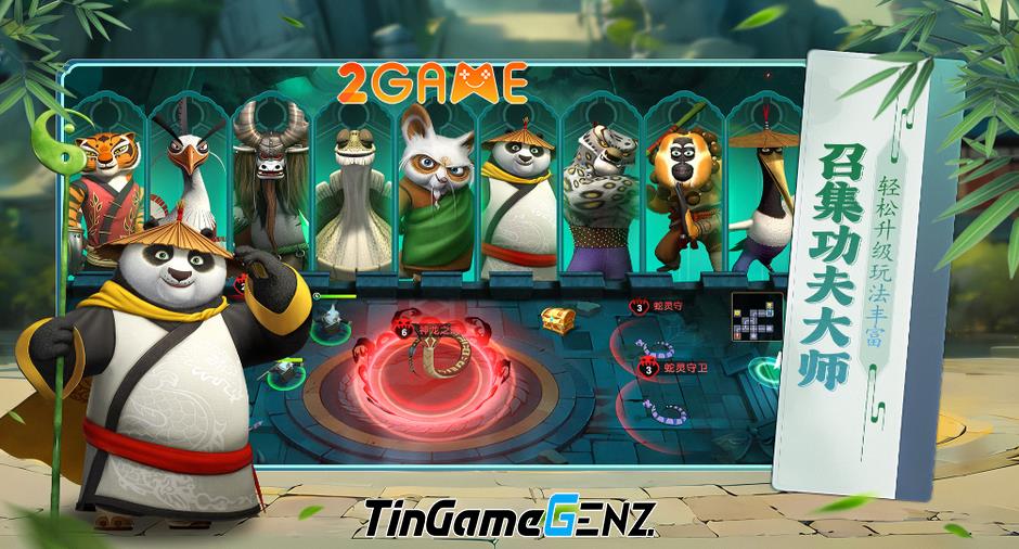 Trải nghiệm tuổi thơ với game nhập vai Kung Fu Panda: Dragon Warrior