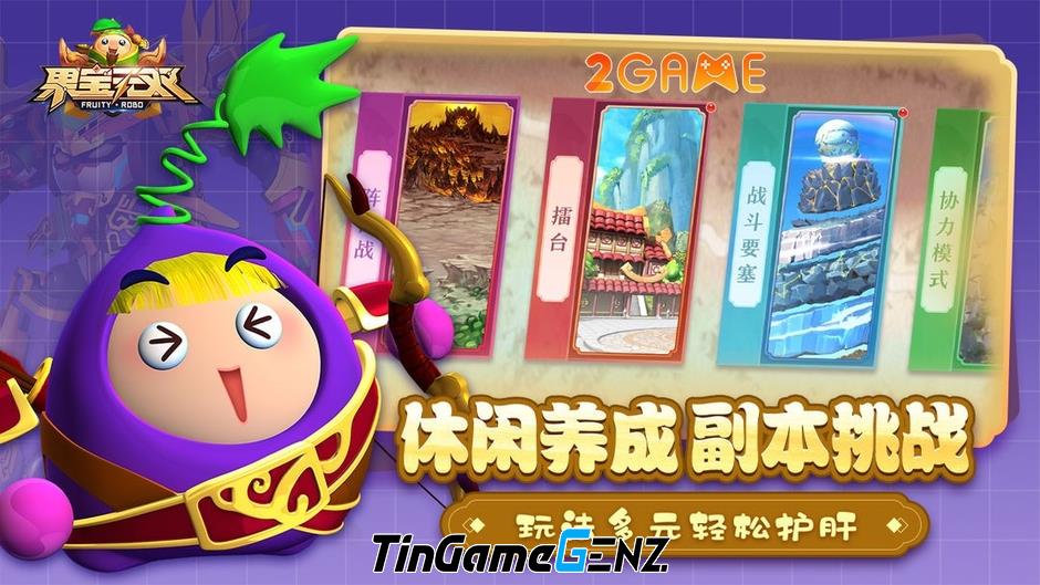 Trải nghiệm tuổi thơ với Robot Trái Cây trong game Quả Bảo Vô Song