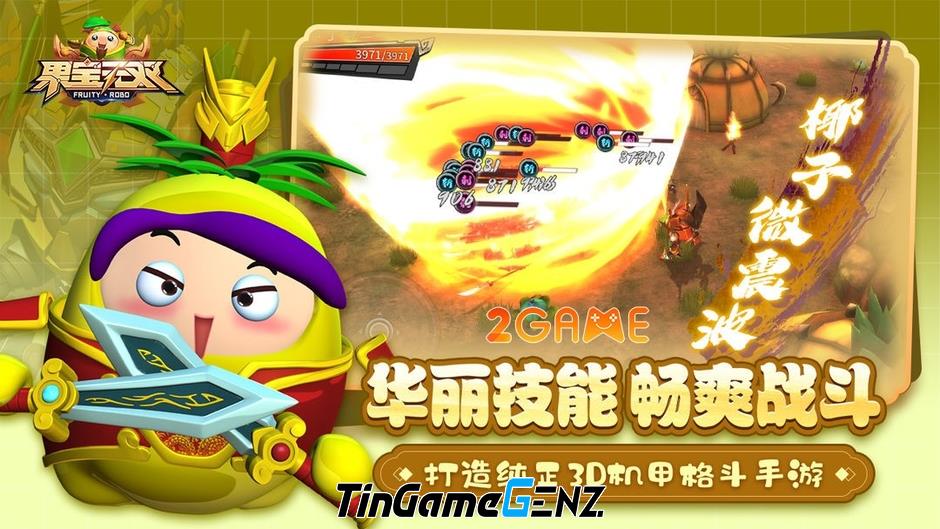 Trải nghiệm tuổi thơ với Robot Trái Cây trong game Quả Bảo Vô Song