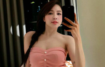 Trâm Anh - hot girl gây chú ý khi "hun mắt" với người xem