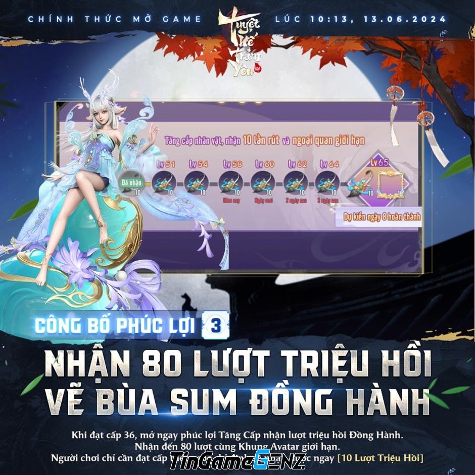 Trảm Yêu Ký: Cấp vốn 1 tỷ KNB và phúc lợi siêu hot cho game thủ muốn khám phá thế giới tân giang hồ