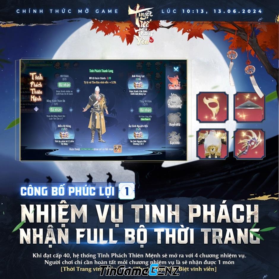 Trảm Yêu Ký: Cấp vốn 1 tỷ KNB và phúc lợi siêu hot cho game thủ muốn khám phá thế giới tân giang hồ