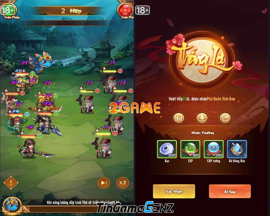 Trận chiến khốc liệt trong bom tấn game thẻ tướng 3Q Tướng Quân Dừng Bước