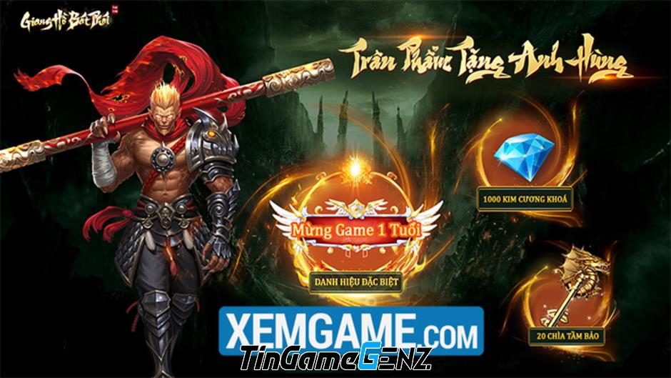 Tri ân game thủ: 2000 code Giang Hồ Bát Phái Phân Tranh