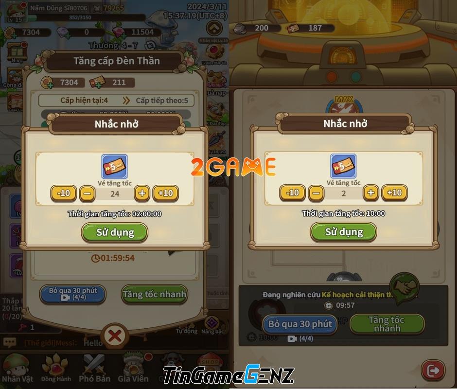 Triệu hồi mỏi tay với giftcode mới của game Nấm Lùn Tiến Lên – Maple Rush