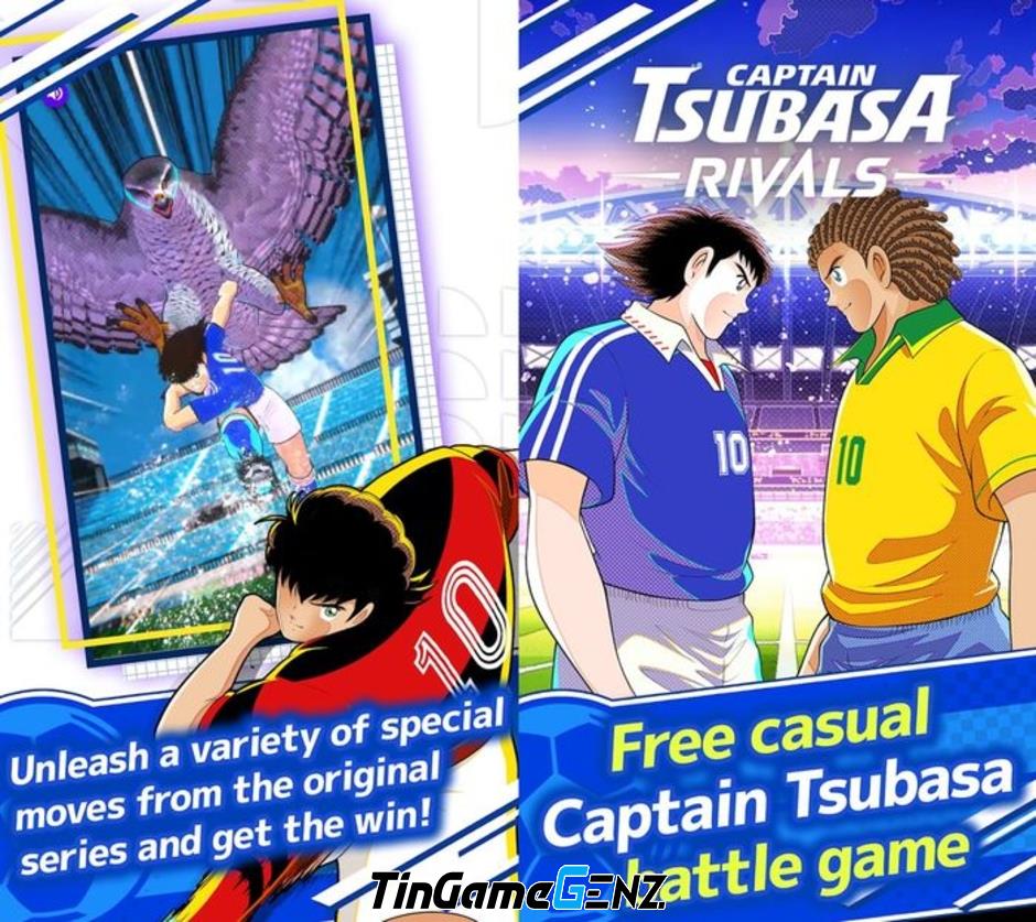 Trò chơi Captain Tsubasa RIVALS: Game bóng đá vui nhộn từ truyện tranh nổi tiếng Captain Tsubasa