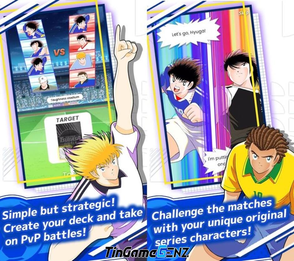 Trò chơi Captain Tsubasa RIVALS: Game bóng đá vui nhộn từ truyện tranh nổi tiếng Captain Tsubasa