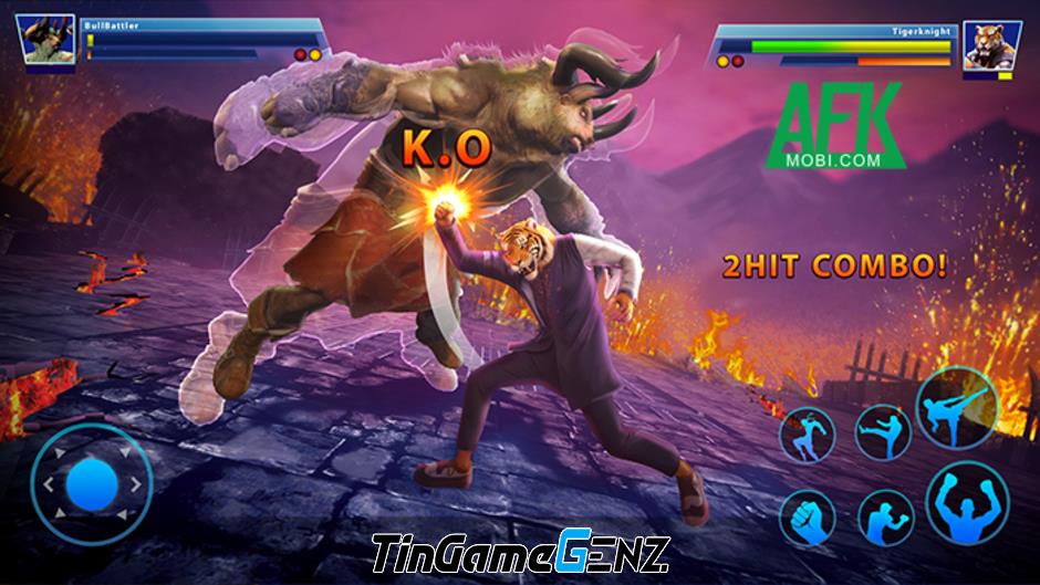 Trò chơi đối kháng Animals Arena lấy cảm hứng từ Bloody Roar