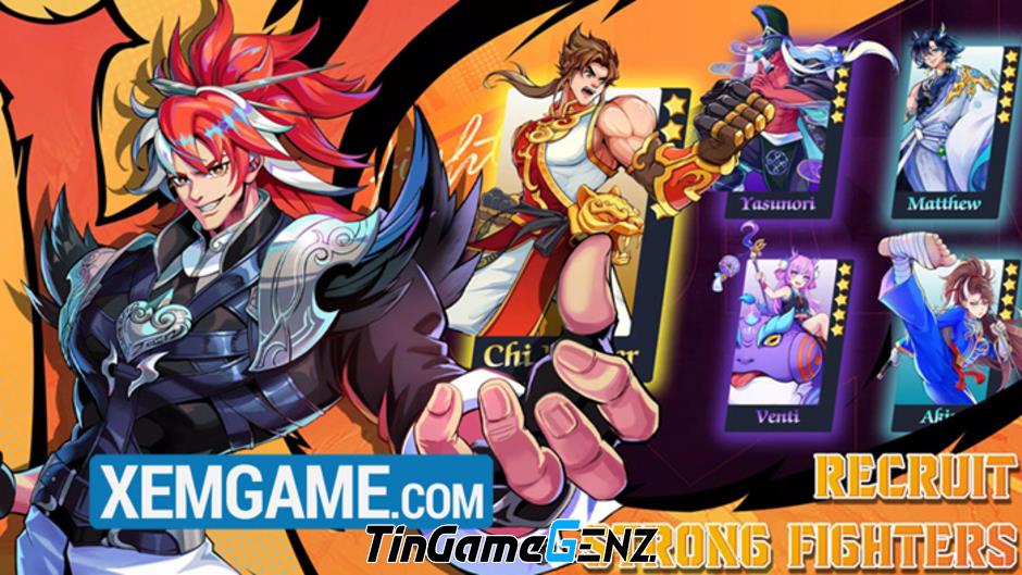 Trò chơi Legend of Fighters: Duel Star với lối chơi hấp dẫn và thú vị