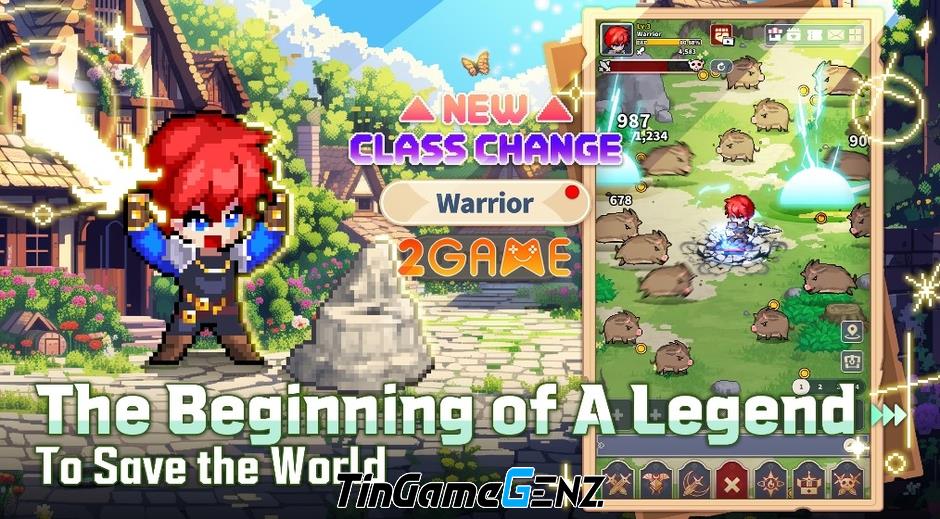 Trở thành anh hùng diệt quỷ trong game Hero Raid: Idle RPG