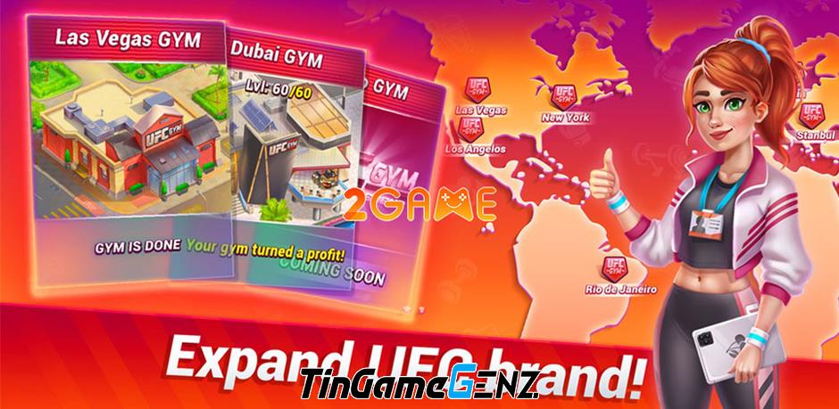 Trở thành chủ phòng gym trong game mô phỏng Fitness Tycoon GYM trong một ngày