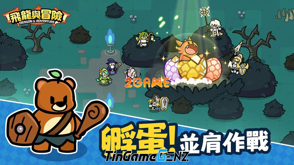 Trở thành hiệp sĩ diệt rồng trong game Dragon & Adventure với đồ họa dễ thương