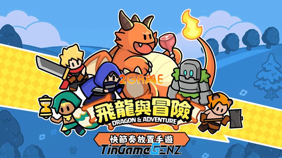 Trở thành hiệp sĩ diệt rồng trong game Dragon & Adventure với đồ họa dễ thương