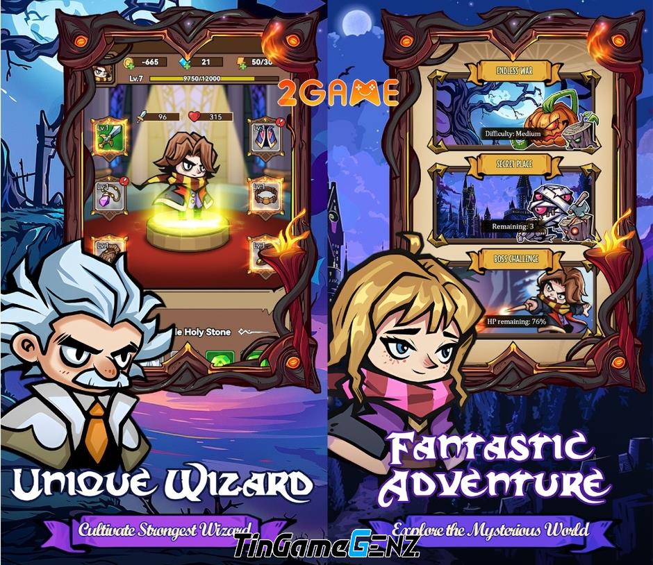 Trở thành phù thủy tối thượng trong thế giới huyền bí với Wizard IO