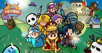 Trở thành quốc vương trong Riffle Heroes: Tycoon RPG