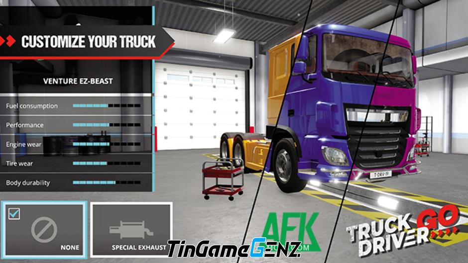 Trở Thành Tài Xế Xe Tải Trong Game Mô Phỏng Truck Driver GO