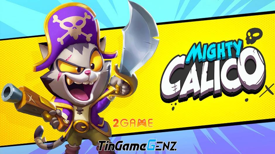 Truy tìm kho báu cùng chú mèo cướp biển trong game nhập vai Mighty Calico