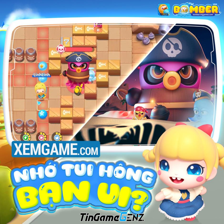 Tựa game casual đấu bóng nước Bomber VNG sắp ra mắt