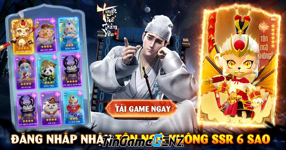 Tựa game Tuyệt Thế Trảm Yêu Kí sắp ra mắt, cực kỳ hấp dẫn