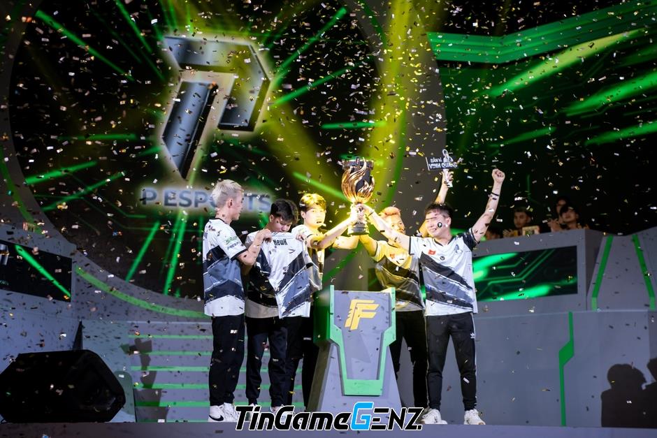 Tuyển thủ P Esports vô địch Yomost VFL Summer 2023 và xúc động đến nước mắt.