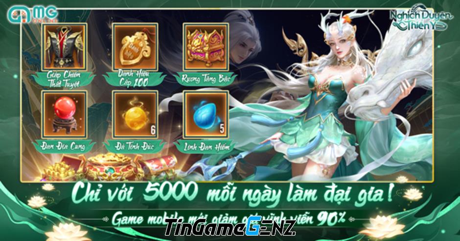 Ưu đãi 90% trọn đời cho game thủ Việt tại Nghịch Duyên Thiên Ý