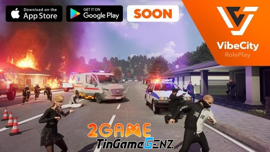 VibeCity Mobile: Game nhập vai hành động thế giới mở, lấy cảm hứng từ GTA