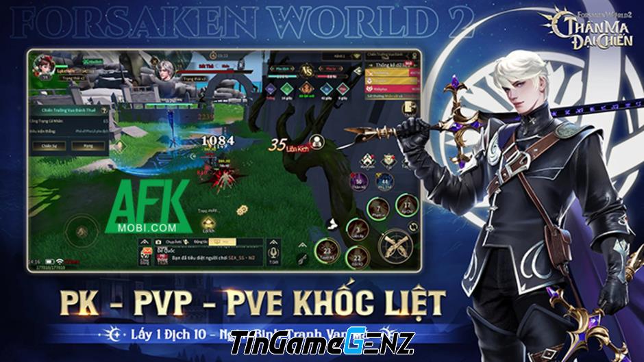 VNGGames Mở Đăng Ký Trước Cho Game Bom Tấn Forsaken World 2: Thần Ma Đại Chiến