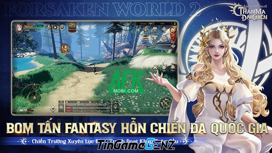 VNGGames Mở Đăng Ký Trước Cho Game Bom Tấn Forsaken World 2: Thần Ma Đại Chiến