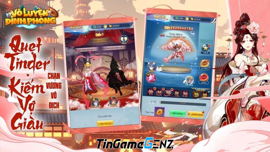 Võ Luyện Đỉnh Phong - Game nhập vai VIP 10 khi tạo tài khoản