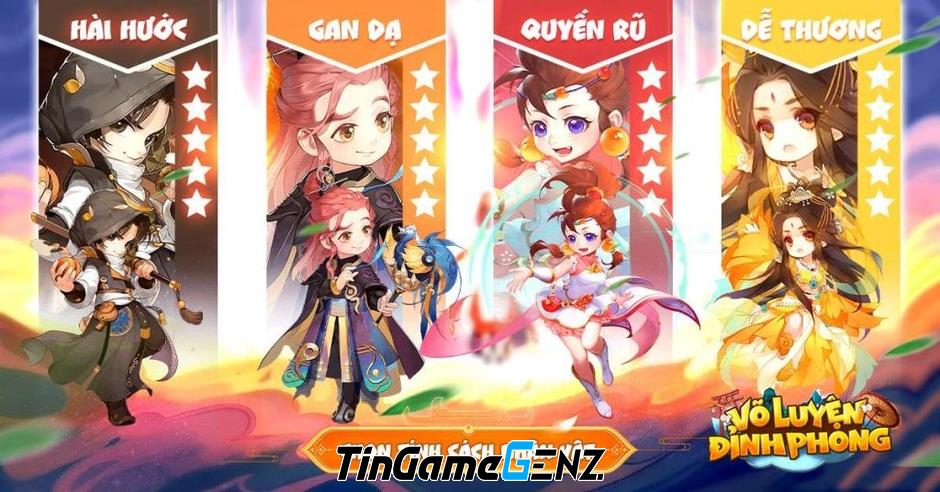 Võ Luyện Đỉnh Phong - Game nhập vai VIP 10 khi tạo tài khoản