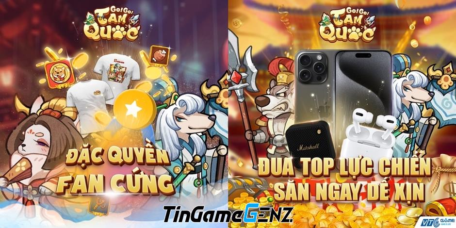 VTC Game ra mắt GoGo Tam Quốc tại Việt Nam