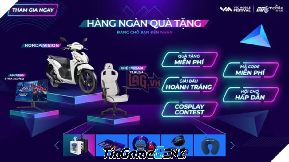 VTC Mobile tổ chức sự kiện game Việt năm 2024 tại Hà Nội và Hồ Chí Minh.