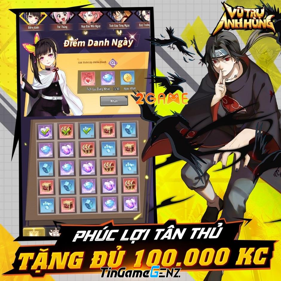 Vũ Trụ Anh Hùng Gzone – Game đa vũ trụ anime mới ra mắt tại Việt Nam trong tháng 8